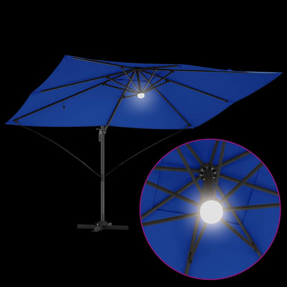 Umbrella Azurblau 351 x 250 x 253 cm Polyester and Aluminium