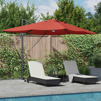 Umbrella Terracotta 351 x 250 x 253 cm Polyester and Aluminium