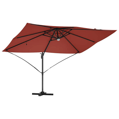 Umbrella Terracotta 351 x 250 x 253 cm Polyester and Aluminium