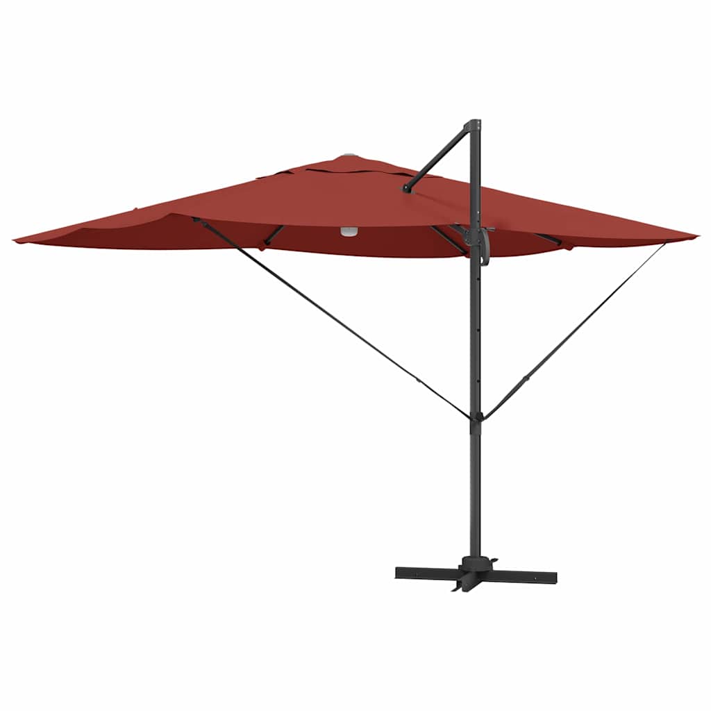Umbrella Terracotta 351 x 250 x 253 cm Polyester and Aluminium