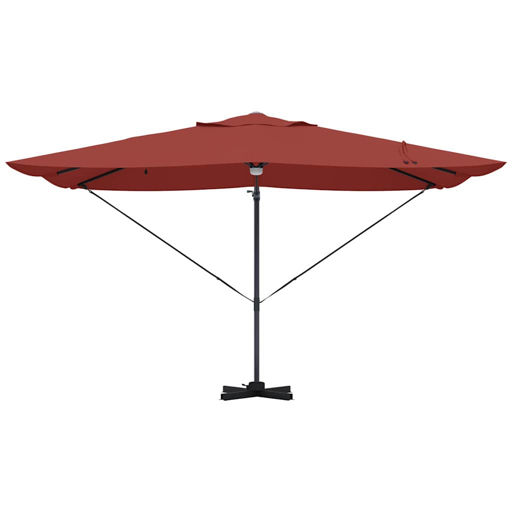 Umbrella Terracotta 351 x 250 x 253 cm Polyester and Aluminium