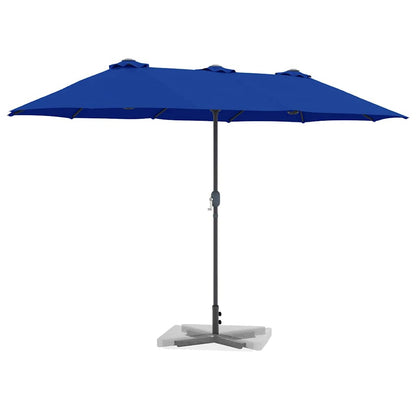 Garden Parasol Azurblau 370 x 197 x 239 cm