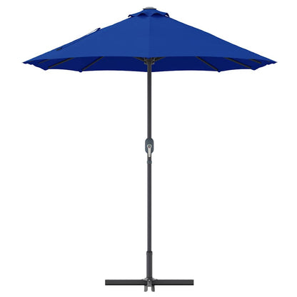 Garden Parasol Azurblau 370 x 197 x 239 cm