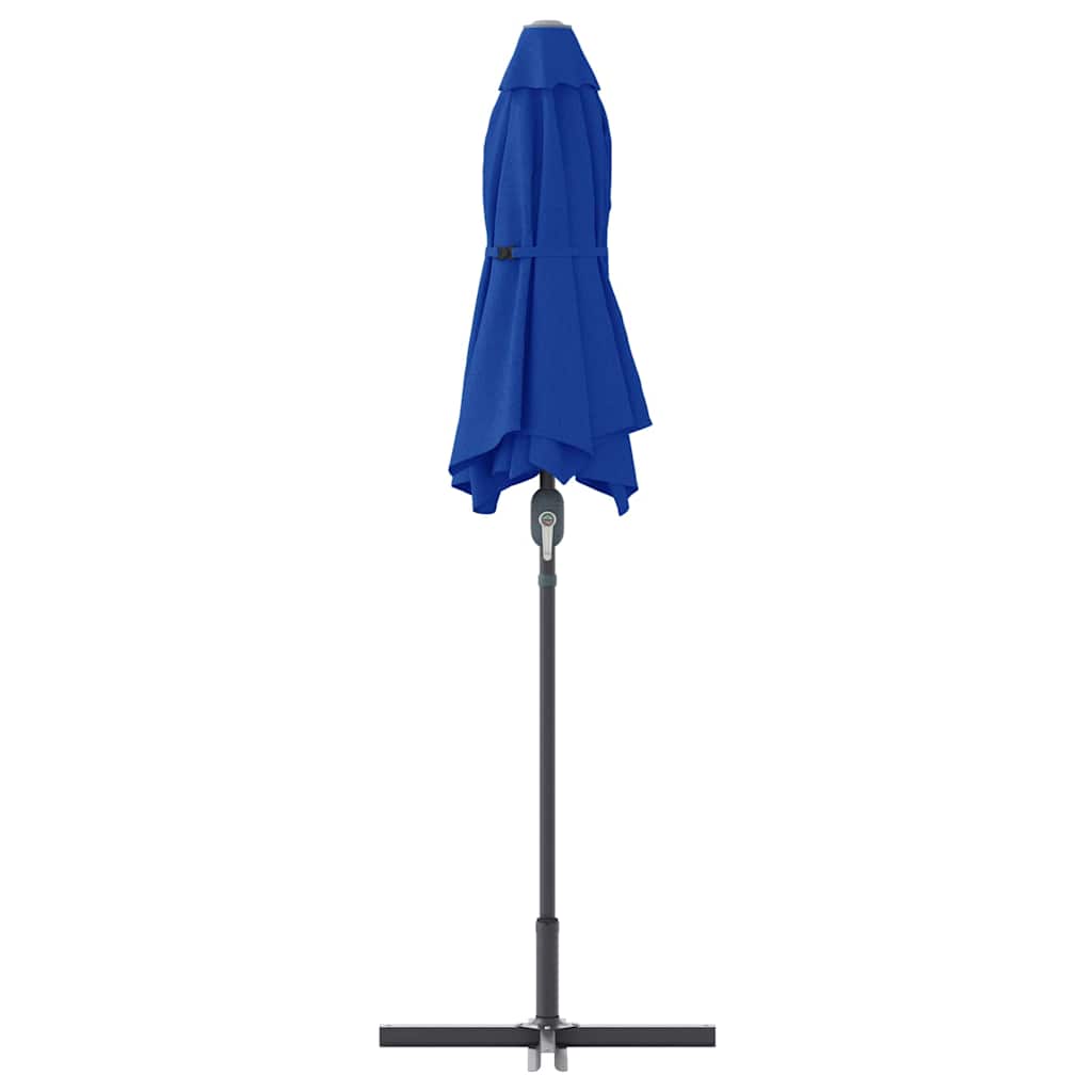 Garden Parasol Azurblau 370 x 197 x 239 cm