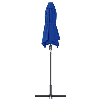 Garden Parasol Azurblau 370 x 197 x 239 cm