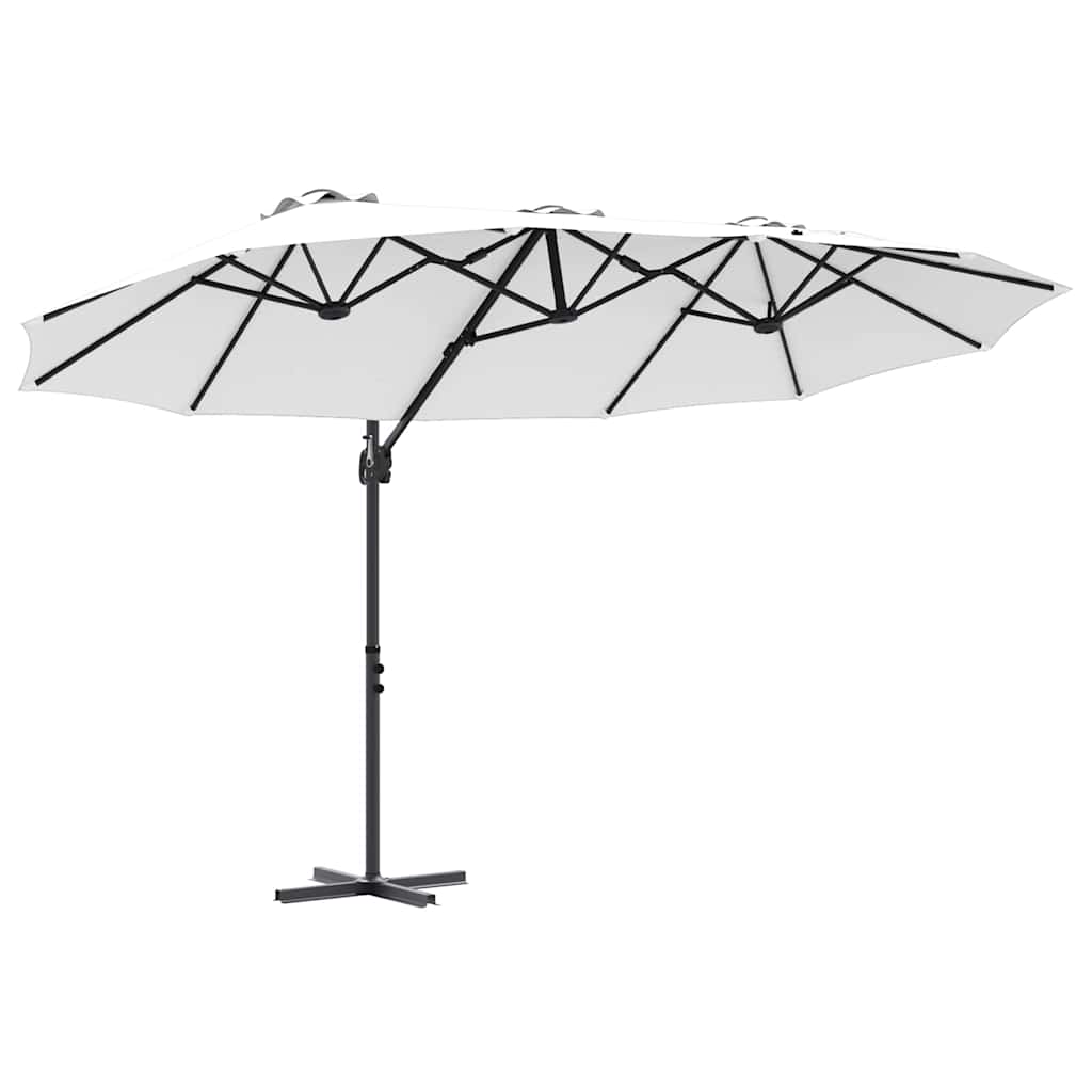 Umbrella Sand 372 x 198 x 243 cm Polyester and Aluminium
