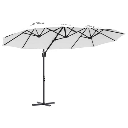 Umbrella Sand 372 x 198 x 243 cm Polyester and Aluminium