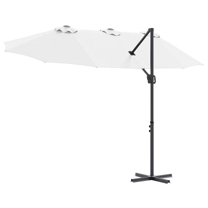 Umbrella Sand 372 x 198 x 243 cm Polyester and Aluminium