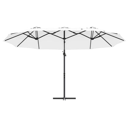 Umbrella Sand 372 x 198 x 243 cm Polyester and Aluminium