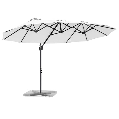 Umbrella Sand 372 x 198 x 243 cm Polyester and Aluminium