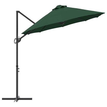 Umbrella Green 372 x 198 x 243 cm Polyester and Aluminium