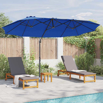 Umbrella Azurblau 372 x 198 x 243 cm Polyester and Aluminium