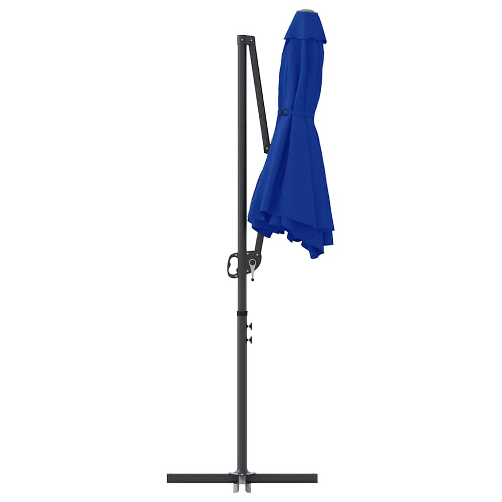 Umbrella Azurblau 372 x 198 x 243 cm Polyester and Aluminium