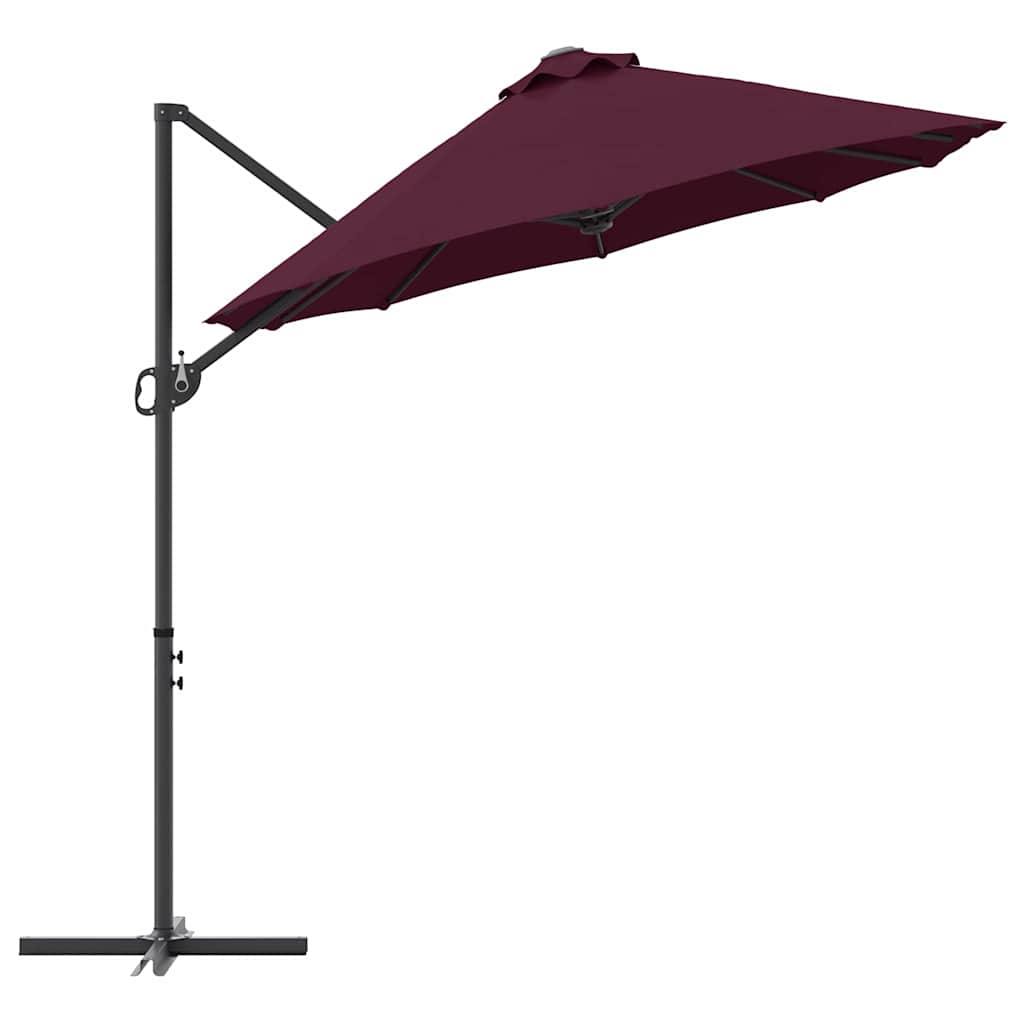 Umbrella Bordeaux Red 372 x 198 x 243 cm