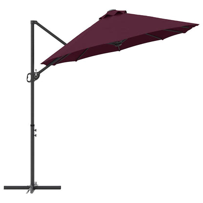 Umbrella Bordeaux Red 372 x 198 x 243 cm