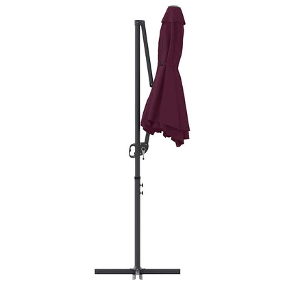 Umbrella Bordeaux Red 372 x 198 x 243 cm