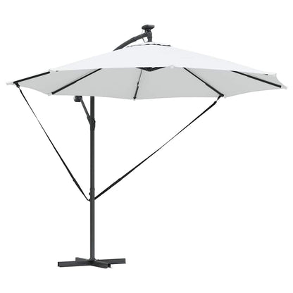 Umbrella Sand 294 x 294 x 248 cm Polyester and Aluminium