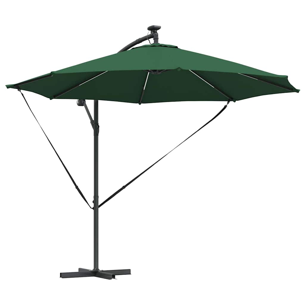 Umbrella Green 294 x 294 x 248 cm Polyester and Aluminium
