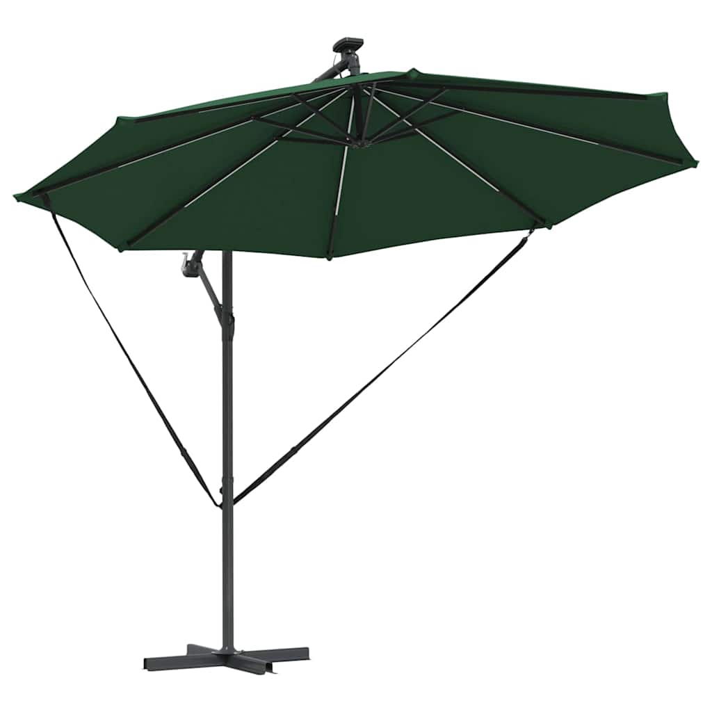 Umbrella Green 294 x 294 x 248 cm Polyester and Aluminium