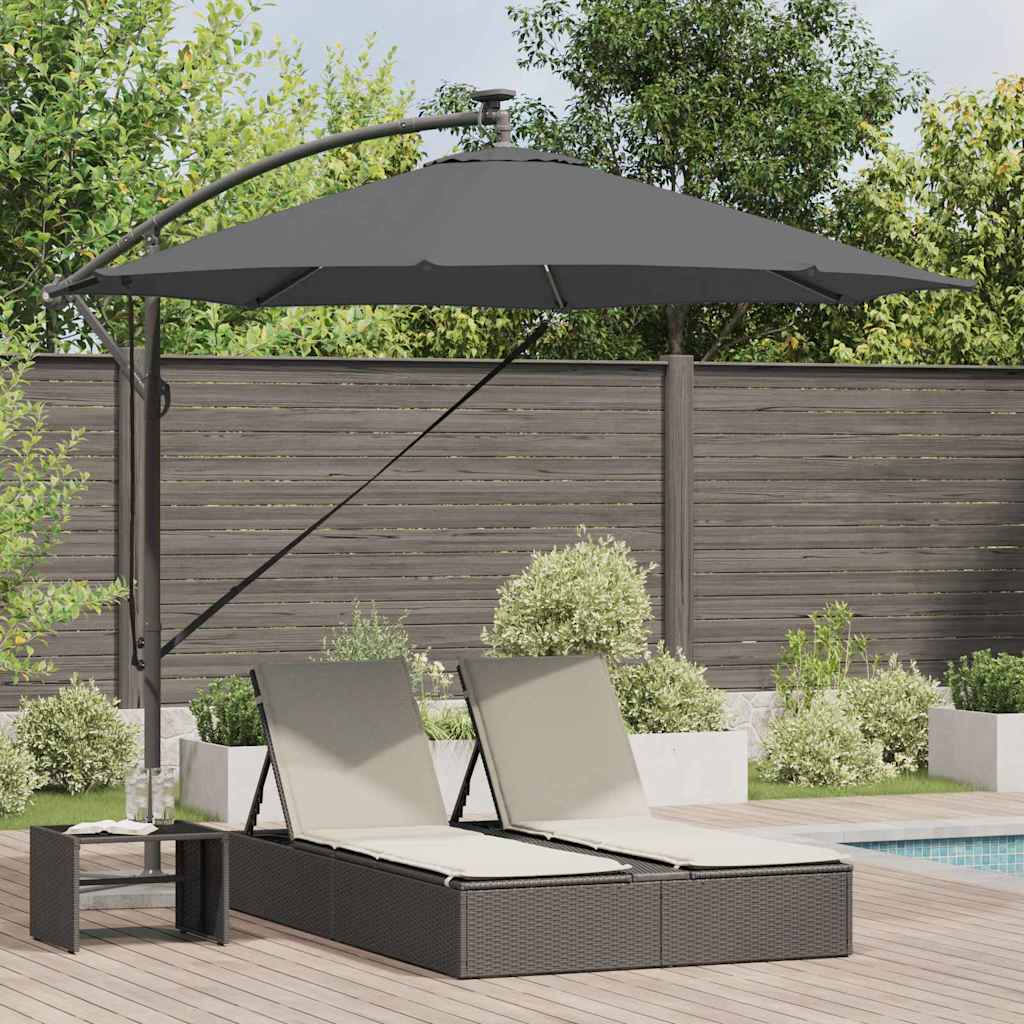 Umbrella Anthracite 294 x 294 x 248 cm Polyester and Aluminium