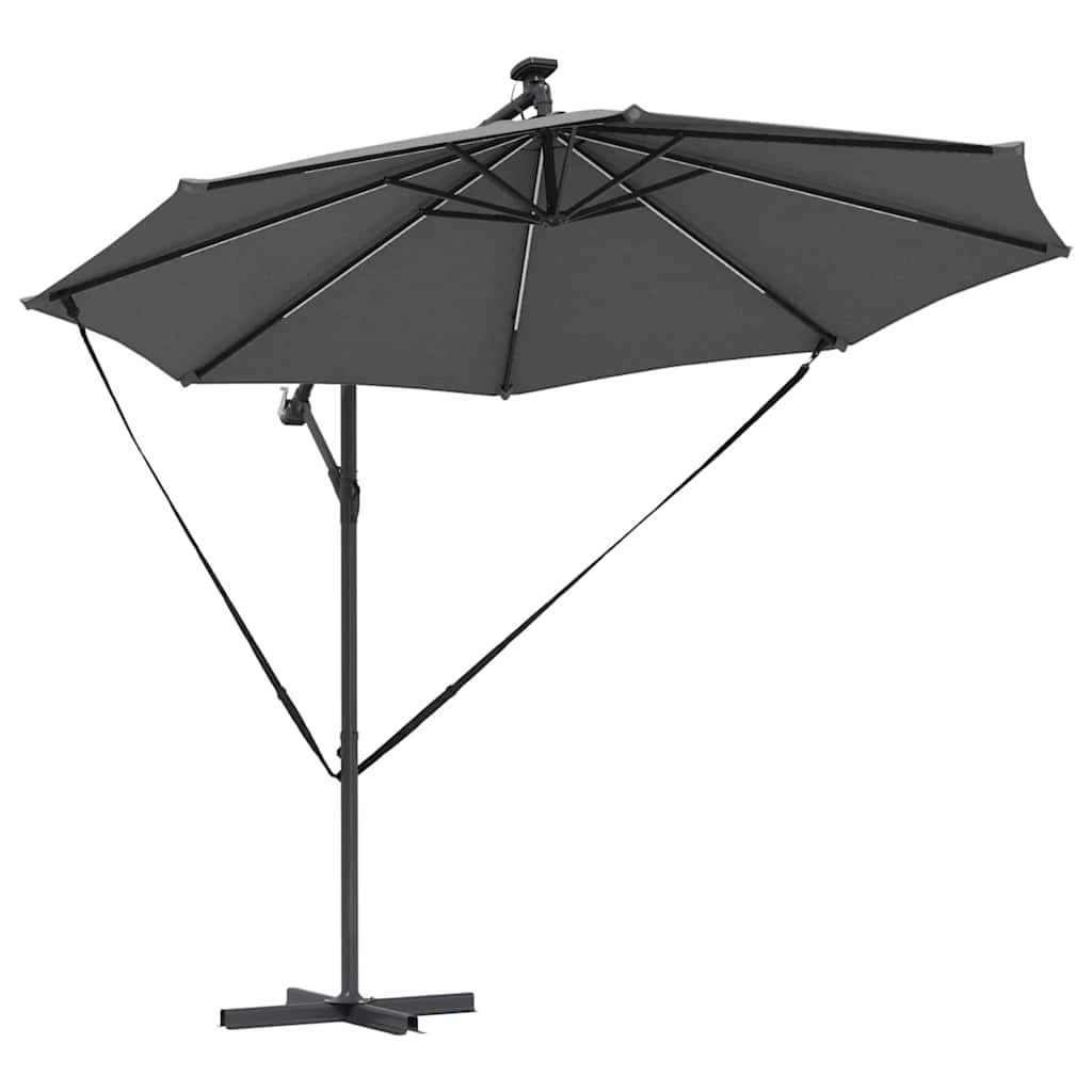 Umbrella Anthracite 294 x 294 x 248 cm Polyester and Aluminium