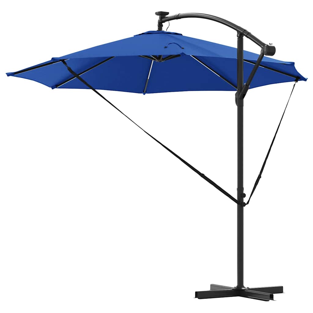 Umbrella Azurblau 294 x 294 x 248 cm Polyester and Aluminium