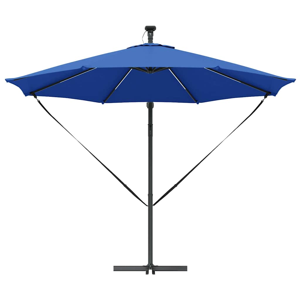Umbrella Azurblau 294 x 294 x 248 cm Polyester and Aluminium