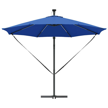 Umbrella Azurblau 294 x 294 x 248 cm Polyester and Aluminium