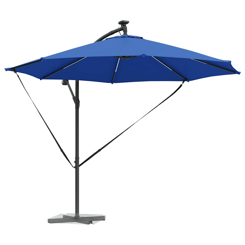 Umbrella Azurblau 294 x 294 x 248 cm Polyester and Aluminium