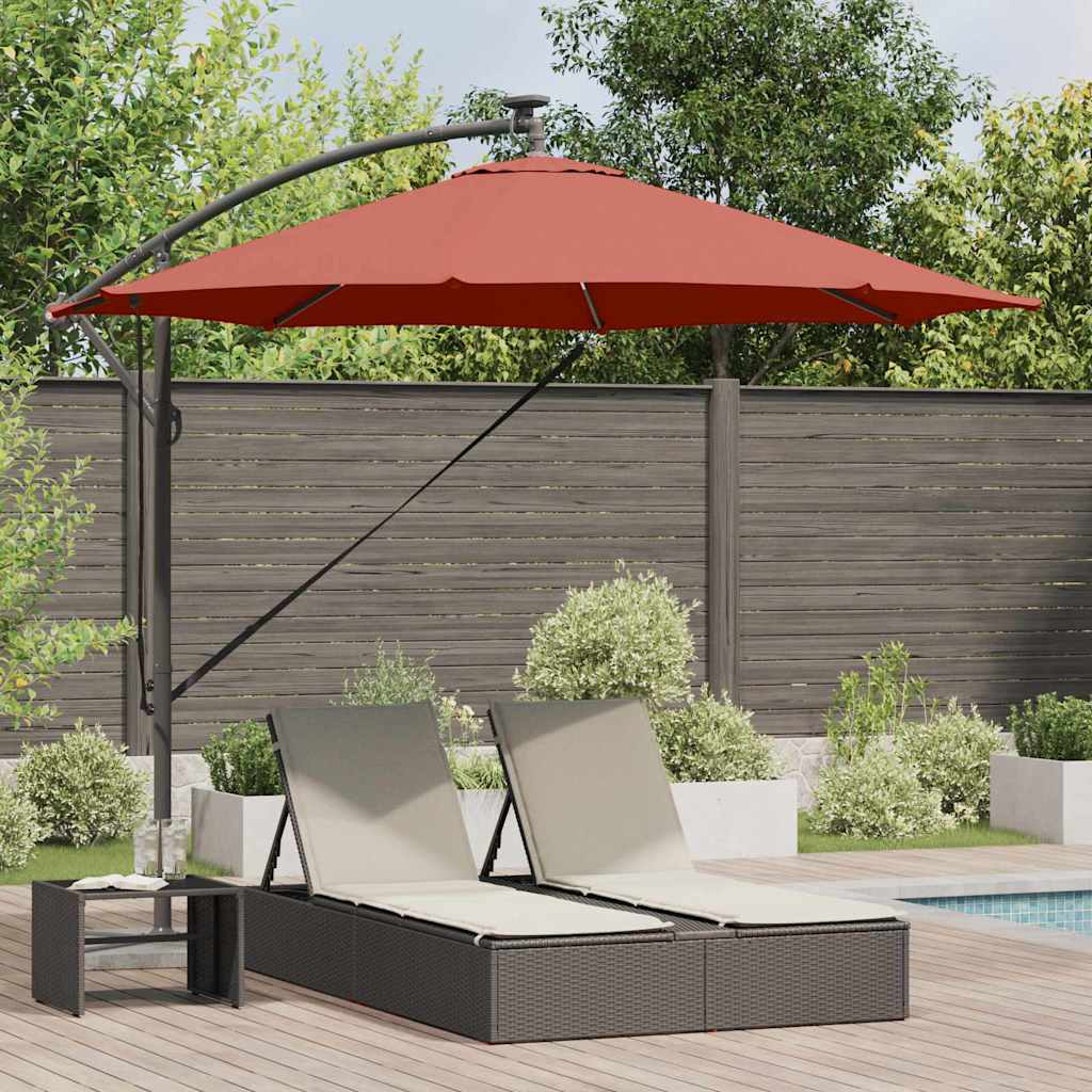 Umbrella Terracotta 294 x 294 x 248 cm Polyester and Aluminium