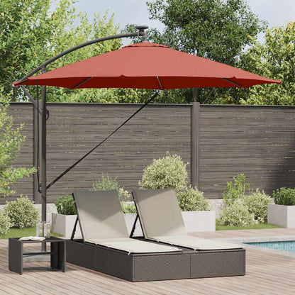 Umbrella Terracotta 294 x 294 x 248 cm Polyester and Aluminium