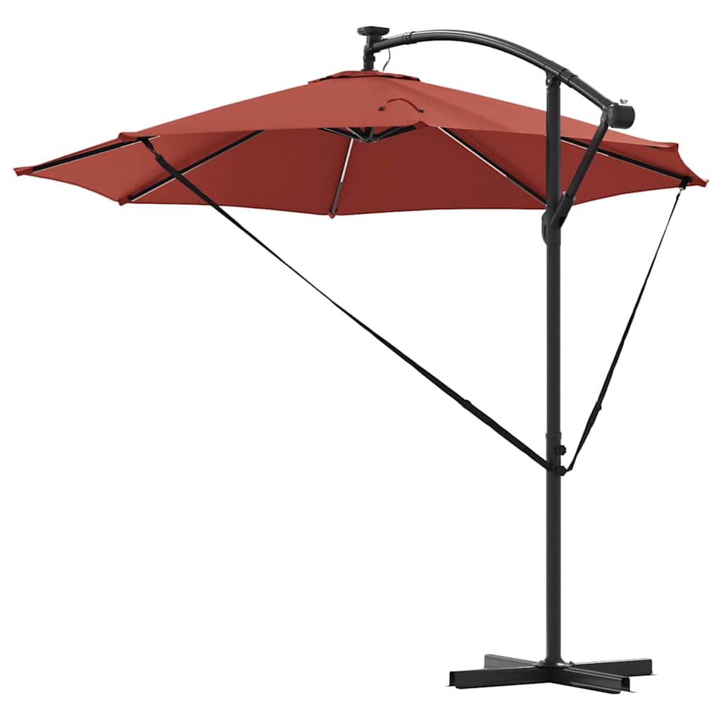 Umbrella Terracotta 294 x 294 x 248 cm Polyester and Aluminium