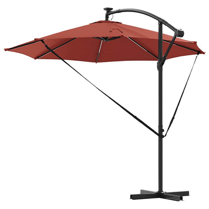 Umbrella Terracotta 294 x 294 x 248 cm Polyester and Aluminium