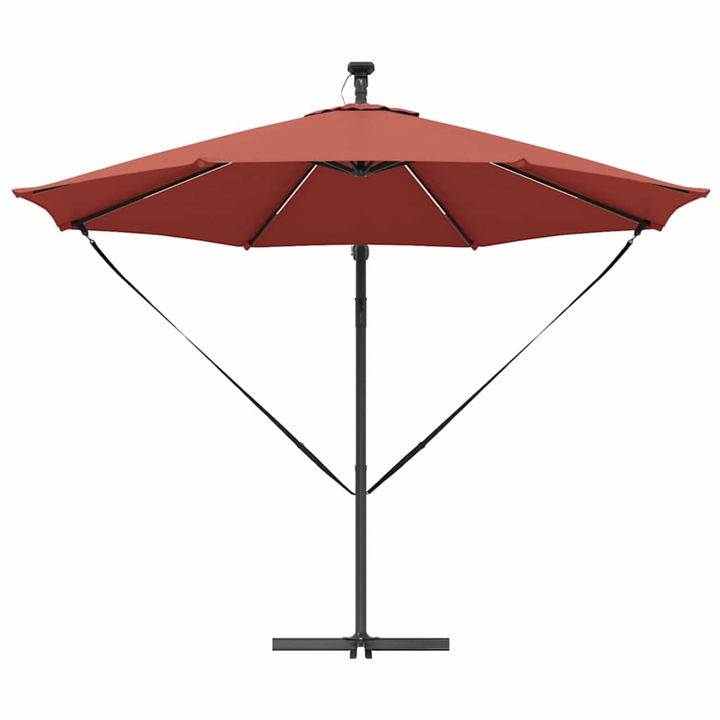 Umbrella Terracotta 294 x 294 x 248 cm Polyester and Aluminium