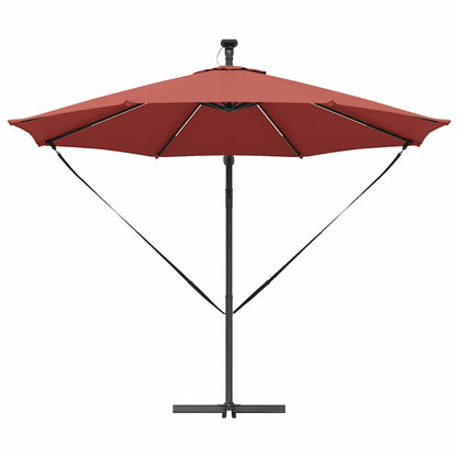 Umbrella Terracotta 294 x 294 x 248 cm Polyester and Aluminium
