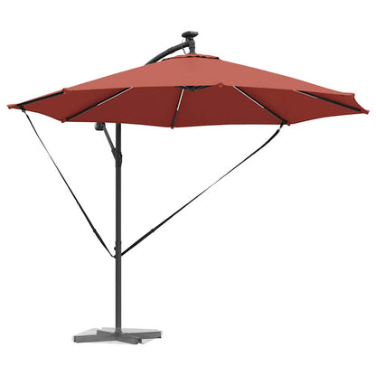 Umbrella Terracotta 294 x 294 x 248 cm Polyester and Aluminium