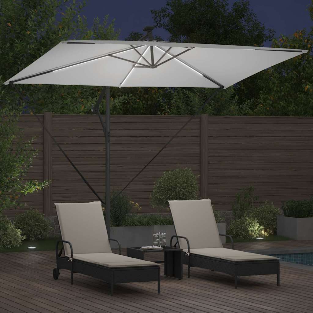 Umbrella Sand 294 x 200 x 270 cm Polyester and Aluminium