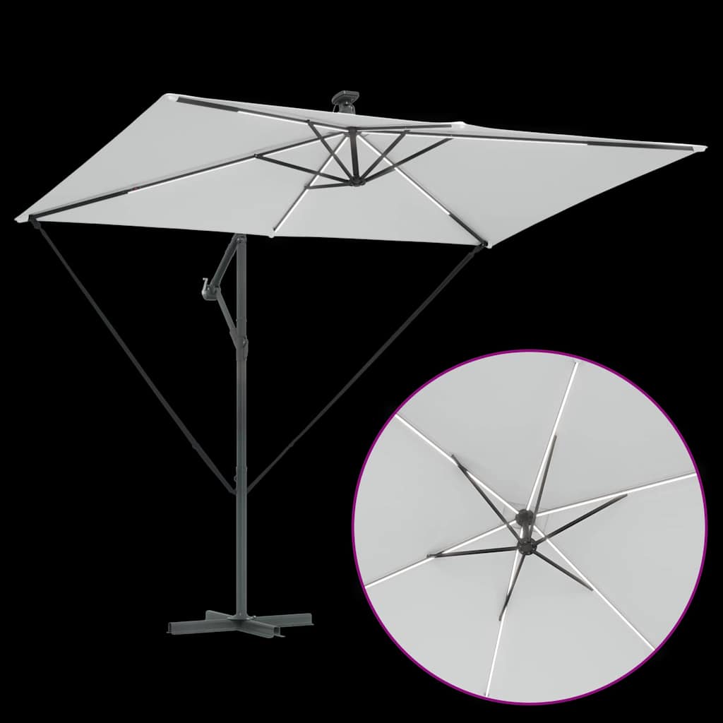 Umbrella Sand 294 x 200 x 270 cm Polyester and Aluminium