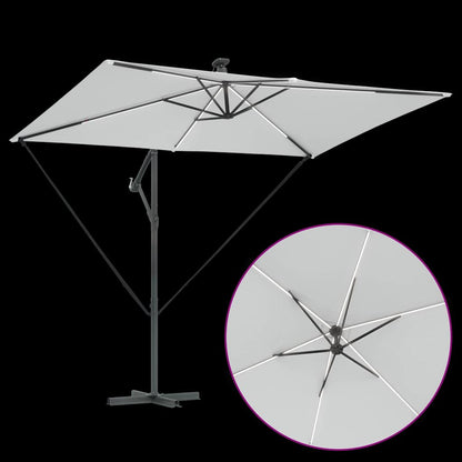 Umbrella Sand 294 x 200 x 270 cm Polyester and Aluminium