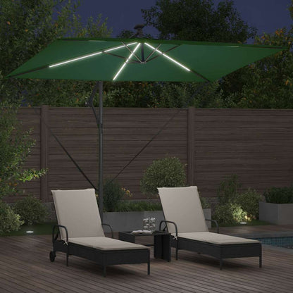 Umbrella Green 294 x 200 x 270 cm Polyester and Aluminium