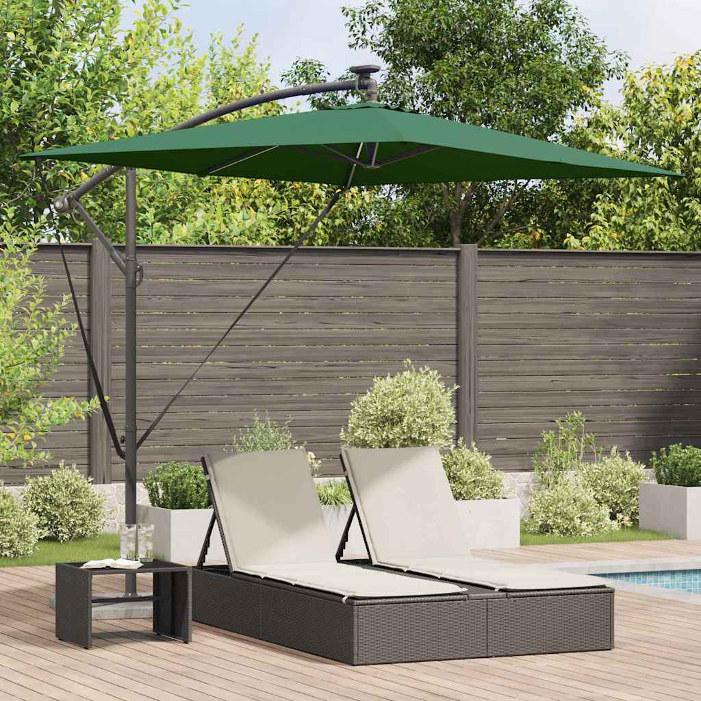 Umbrella Green 294 x 200 x 270 cm Polyester and Aluminium