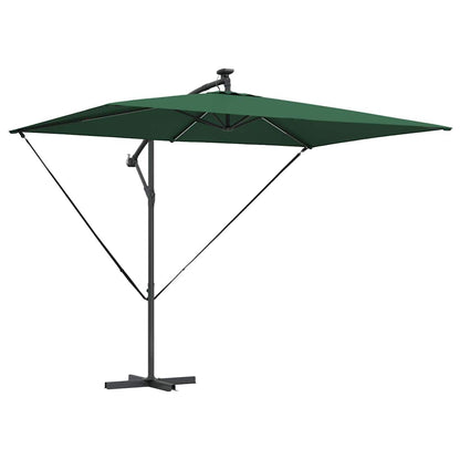Umbrella Green 294 x 200 x 270 cm Polyester and Aluminium