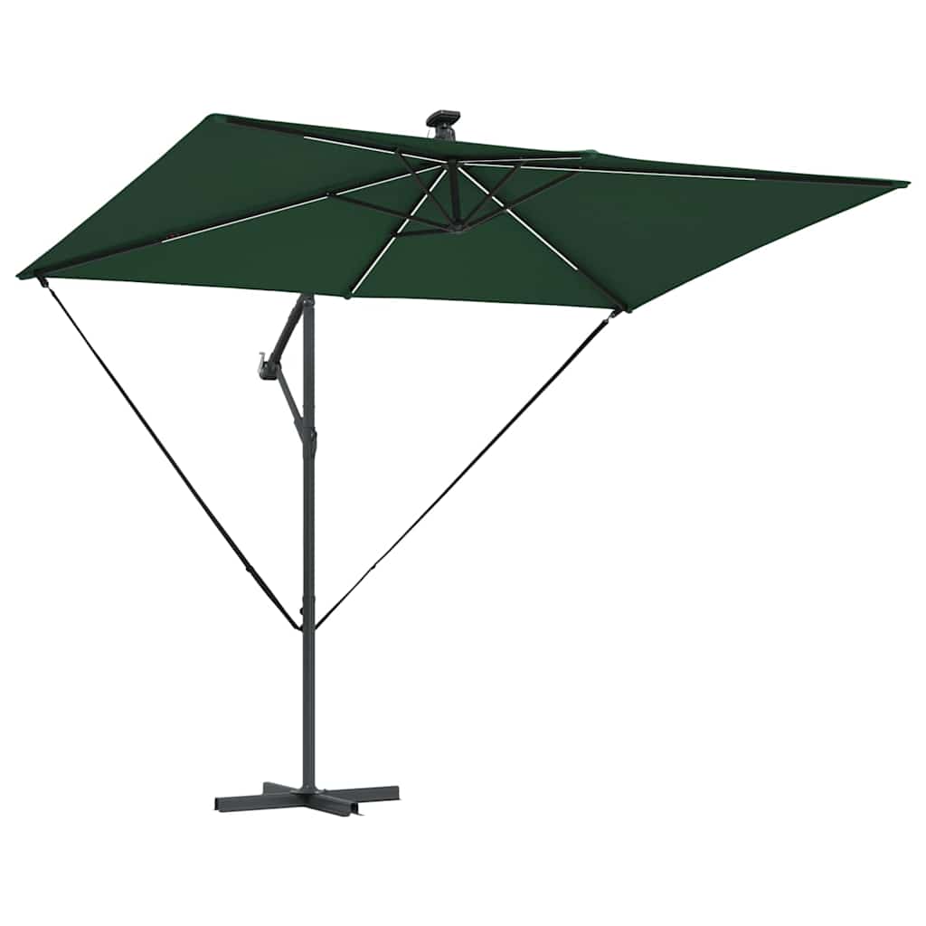 Umbrella Green 294 x 200 x 270 cm Polyester and Aluminium