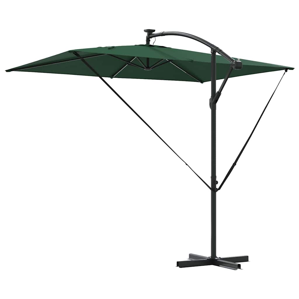 Umbrella Green 294 x 200 x 270 cm Polyester and Aluminium