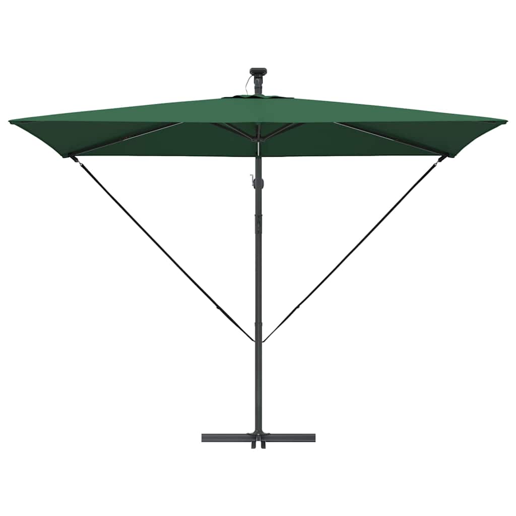 Umbrella Green 294 x 200 x 270 cm Polyester and Aluminium