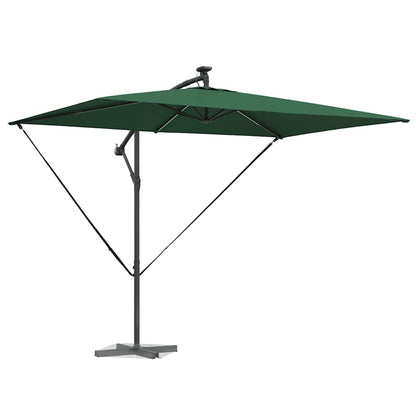 Umbrella Green 294 x 200 x 270 cm Polyester and Aluminium