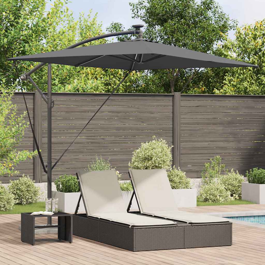Umbrella Anthracite 294 x 200 x 270 cm Polyester and Aluminium