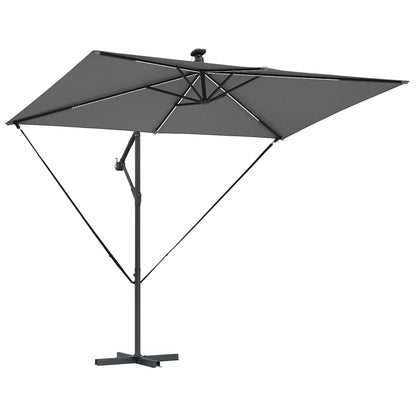 Umbrella Anthracite 294 x 200 x 270 cm Polyester and Aluminium