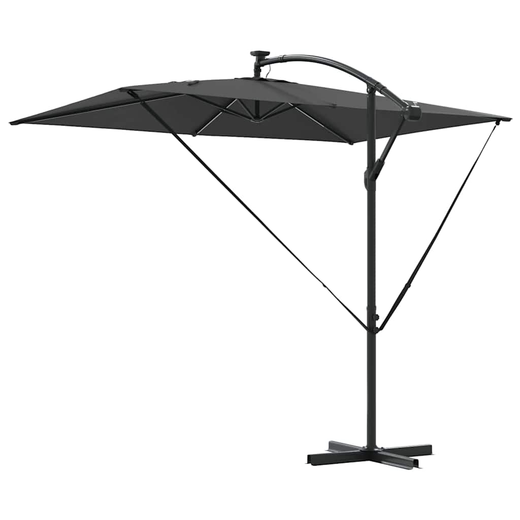 Umbrella Anthracite 294 x 200 x 270 cm Polyester and Aluminium