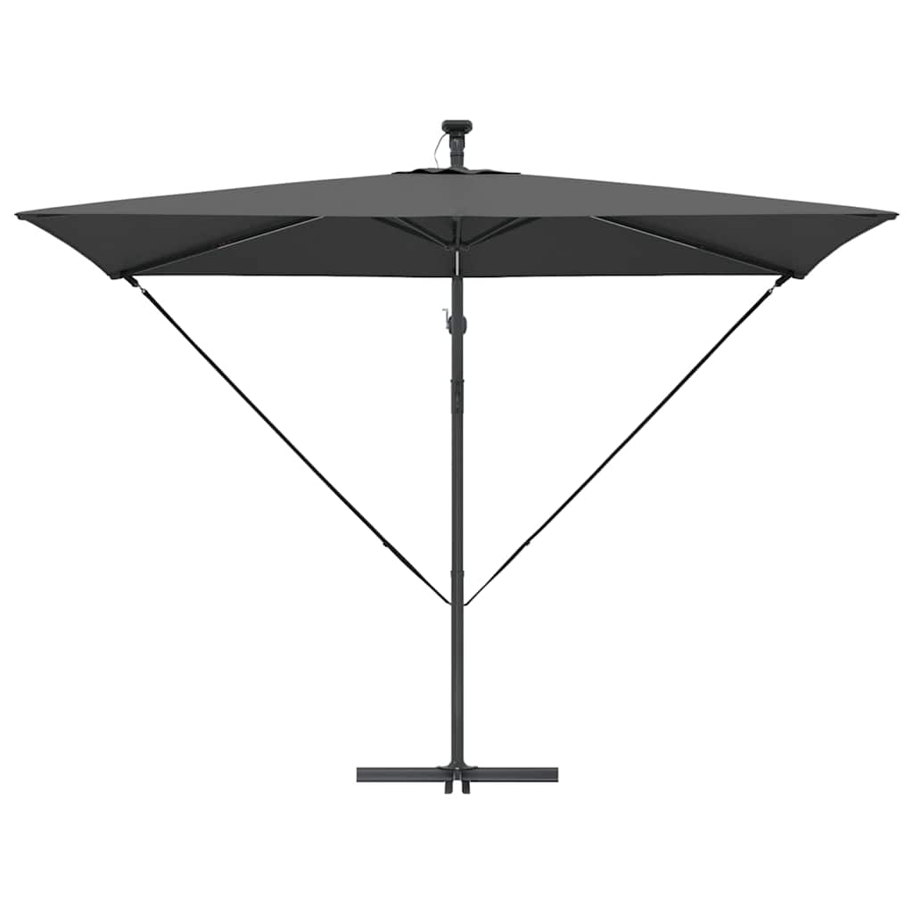 Umbrella Anthracite 294 x 200 x 270 cm Polyester and Aluminium